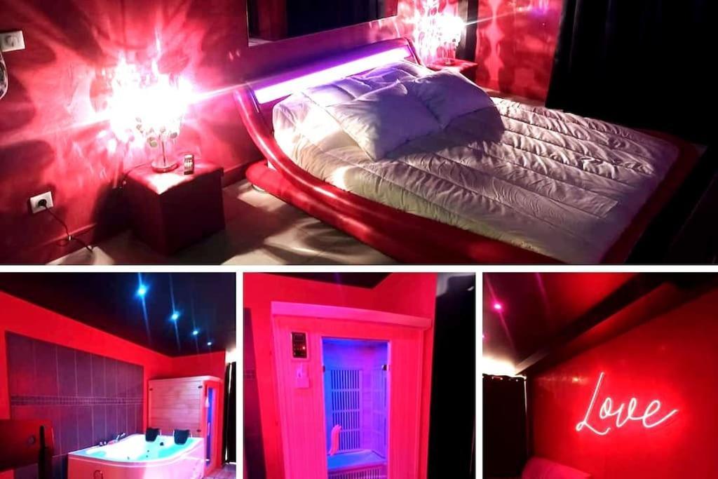 Appartement Balneo Et Sauna Prives The Red Room Могио Екстериор снимка